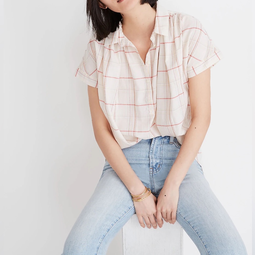 MADEWELL STRIPED COTTON TOP